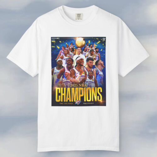 2025 Nba Champions Okc Thunder Nba Finals T shirt 2025 Nba Champions Okc Thunder Nba Finals T shirt