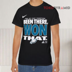 2025 Nfc East Champions Philadelphia Eagles Been There Won That Black T shirt