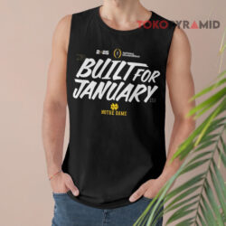 2025 Notre Dame NCG Bound Built For January Shirt 2 2025 Notre Dame Ncg Bound Built For January Tank Top