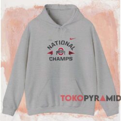 2025 Ohio State CFP National Champions Shirt 2 2025 Ohio State Cfp National Champions Shirt Grey Hoodie