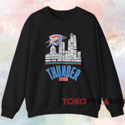 2025 OKC Thunder Built For Thunder Shirt 3 2025 Okc Thunder Built For Thunder Shirt Black Sweatshirt