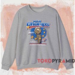 2025 OKC Thunder NBA Champions Stars Shirt 4 2025 Okc Thunder Nba Champions Stars Shirt Grey Sweatshirt