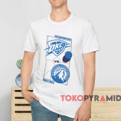 2025 Oklahoma City Thunder Western Conference Finals Shirt White T shirt