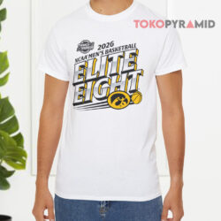 2026 Iowa Men's Basketball Elite Eight White T shirt