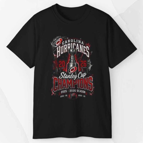 2026 Stanley Cup Champions Carolina Hurricanes T Shirt