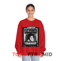 24 Hour Church of Elvis Shirt 2 24 Hour Church Of Elvis Red Sweatshirt