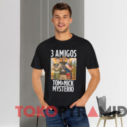 3 Amigos Tom And Nick Mysterio Shirt Black T shirt