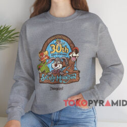 30th Anniversary Splash Mountain T shirt Grey Sweatshirt