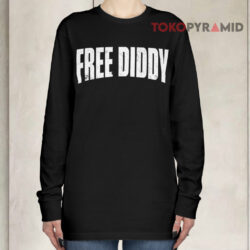 50 Cent Wearing Free Diddy Shirt 4 50 Cent Wearing Free Diddy Long sleeved