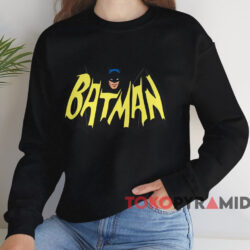 60s Batman Logo T-shirt 3 60s Batman Logo T shirt Black Sweatshirt
