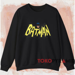 60s Batman Logo T-shirt 4 60s Batman Logo T shirt Black Sweatshirt