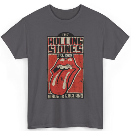 60s Vintage The Rolling Stones Est 1962 Made in England Rare Shirt