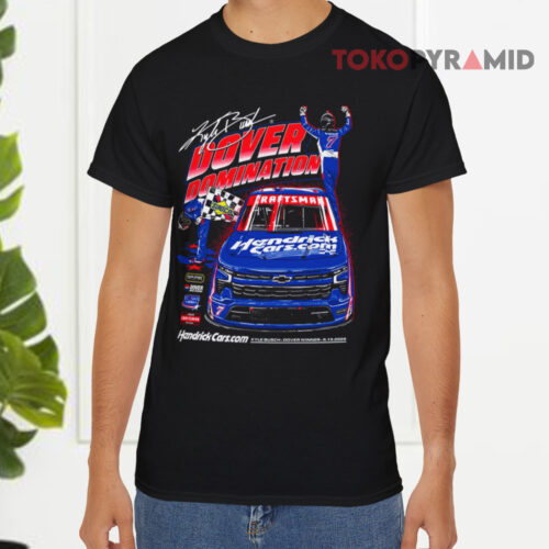 #7 Kyle Busch Hendrickcars com Ncts Dover Win Black T shirt
