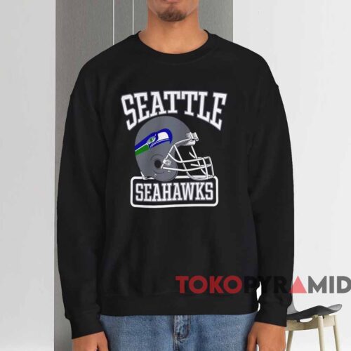 70s Seattle Seahawks Nfl Shirt Black Sweatshirt