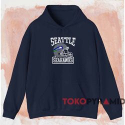 70s Seattle Seahawks Nfl Shirt Navy Hoodie