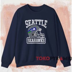 70s Seattle Seahawks Nfl Shirt Navy Sweatshirt