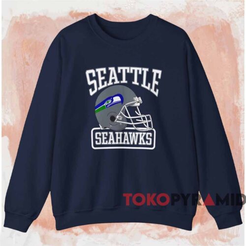 70s Seattle Seahawks Nfl Shirt Navy Sweatshirt