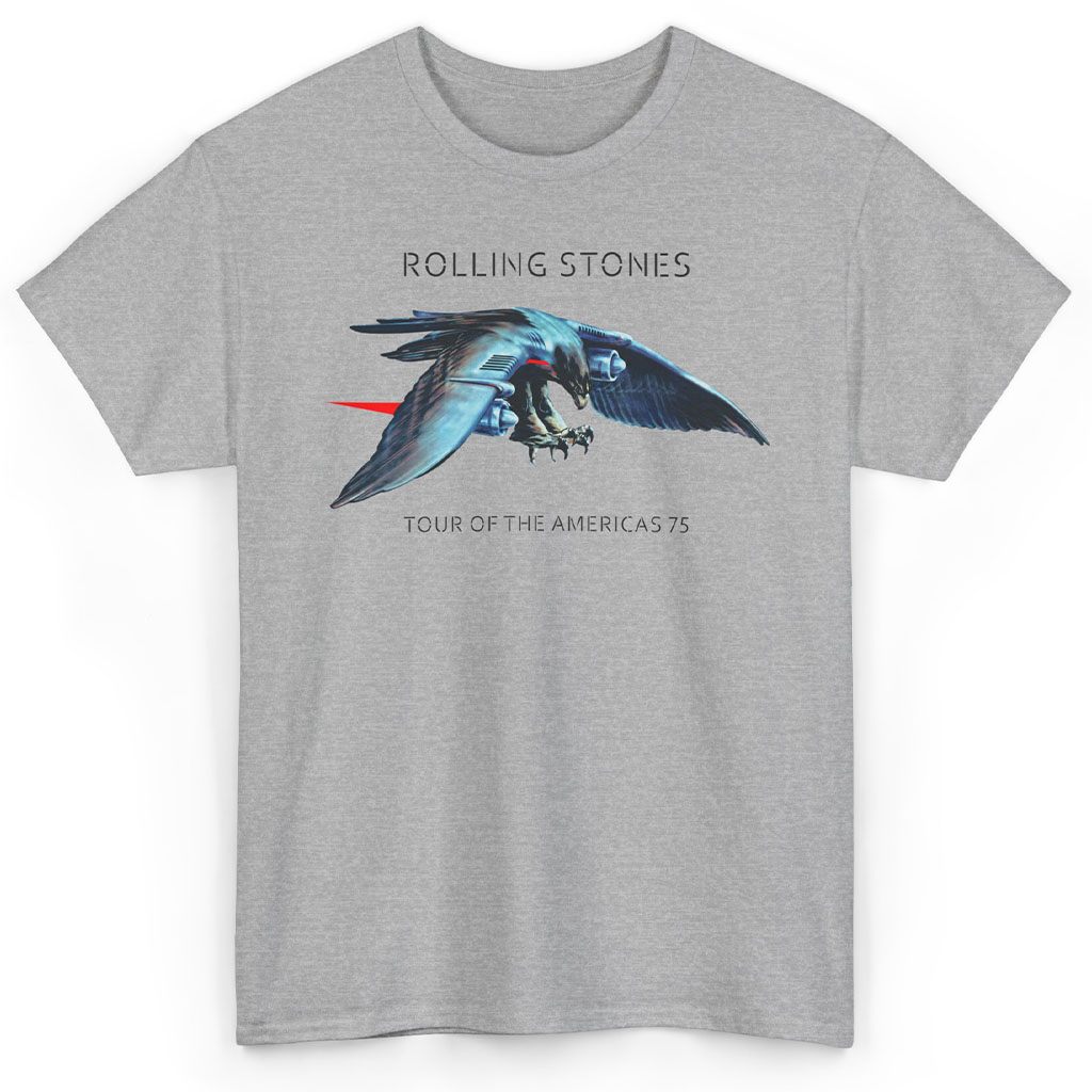 70s Vintage 1975 Rolling Stones Tour Of The Americas Eagle Rare Shirt 70s Vintage 1975 Rolling Stones Tour Of The Americas Eagle Rare Shirt