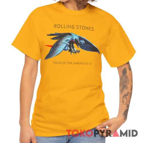70s Vintage 1975 Rolling Stones Tour Of The Americas Eagle Rare T Shirt 70s Vintage 1975 Rolling Stones Tour Of The Americas Eagle Rare T Shirt