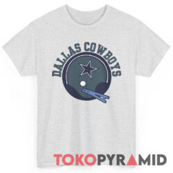 70s Vintage Dallas Cowboys Helmet Logo NFL Unique T Shirt
