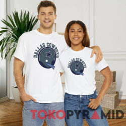 70s Vintage Dallas Cowboys Helmet Logo NFL Unique T-shirt 4 70s Vintage Dallas Cowboys Helmet Logo NFL White T shirt