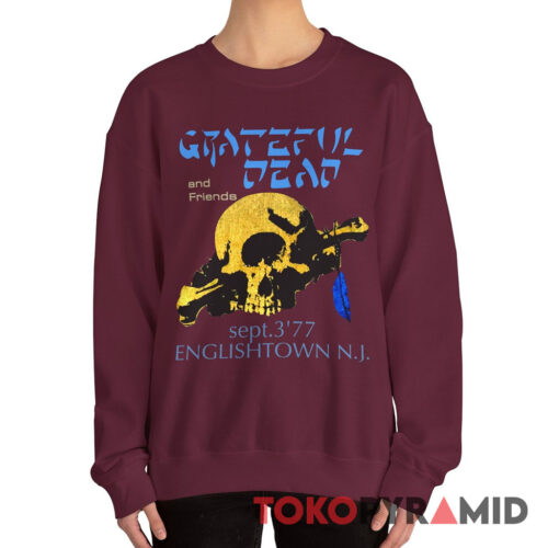 70s Vintage Grateful Dead And Friends 1977 Englishtown Rare Sweatshirt