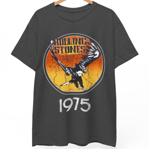 70s Vintage Rolling Stones 1975 Tour Of The Americas Rare Shirt 70s Vintage Rolling Stones 1975 Tour Of The Americas Rare Shirt