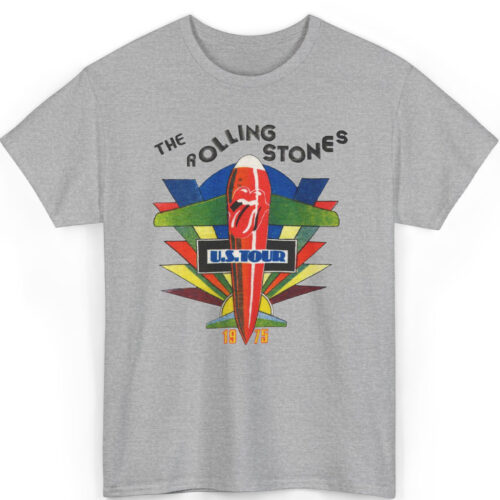 70s Vintage Rolling Stones 1975 US Tour Rare Shirt
