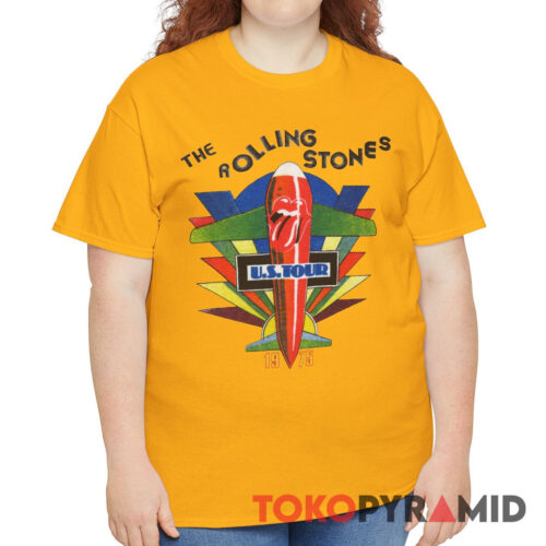 70s Vintage Rolling Stones 1975 US Tour Rare T Shirt