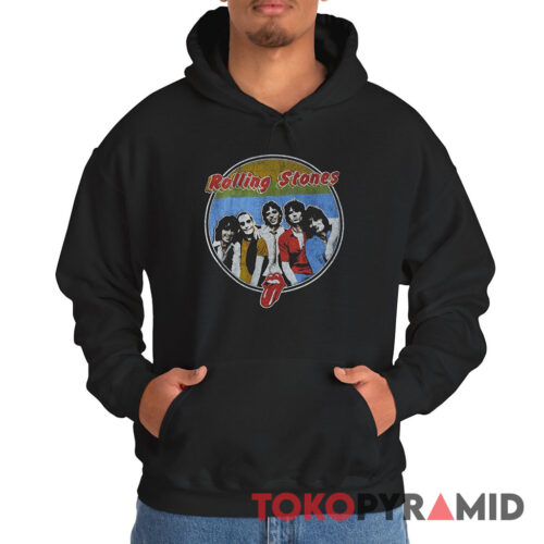 70s Vintage Rolling Stones 1978 Old Picture Rare Hoodie