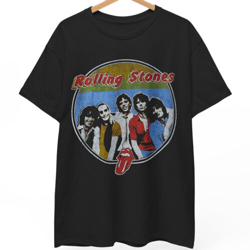 70s Vintage Rolling Stones 1978 Old Picture Rare Shirt