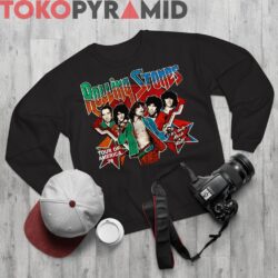 Rolling Stones 1978 Tour Of America Worlds Greatest Rock & Roll Band 2-sided T-shirt 4 70s Vintage Rolling Stones 1978 Tour Of America Worlds Greatest Rock & Roll Band 2 Sided Rare Black Long Sleeve