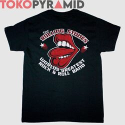 Rolling Stones 1978 Tour Of America Worlds Greatest Rock & Roll Band 2-sided T-shirt 2 70s Vintage Rolling Stones 1978 Tour Of America Worlds Greatest Rock & Roll Band 2 Sided Rare T shirt Back