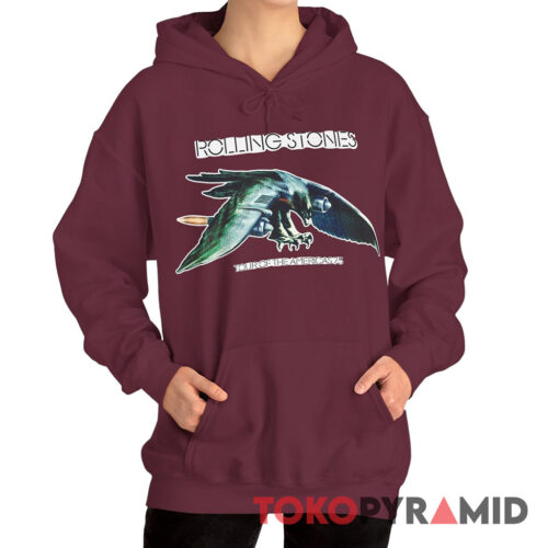 70s Vintage Rolling Stones American Tour 1975 Rare Hoodie 70s Vintage Rolling Stones American Tour 1975 Rare Hoodie