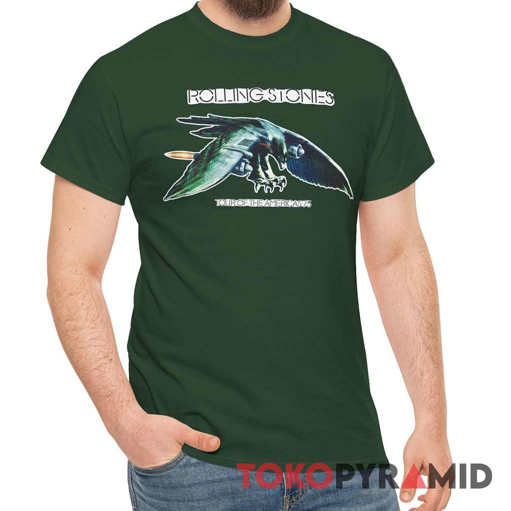 70s Vintage Rolling Stones American Tour 1975 Rare T Shirt 70s Vintage Rolling Stones American Tour 1975 Rare T Shirt