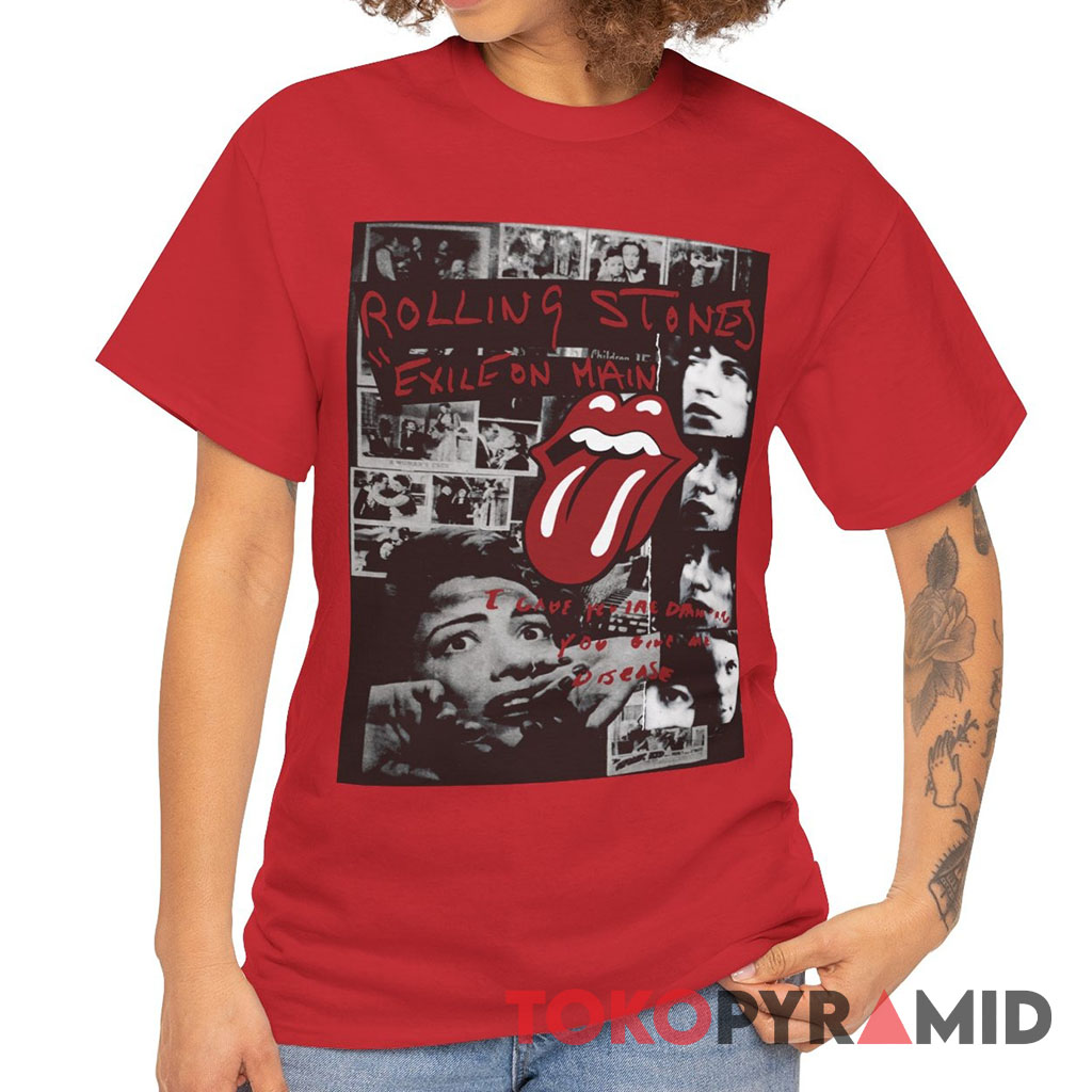 70s Vintage Rolling Stones Exile On Main Street Faded Rare T Shirt 70s Vintage Rolling Stones Exile On Main Street Faded Rare T Shirt