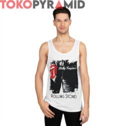 70s Vintage Rolling Stones Sticky Fingers Rare Shirt 3 70s Vintage Rolling Stones Sticky Fingers Rare White Tank Top