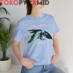 70s Vintage Rolling Stones Tour Of The Americas 1975 Eagle Rare T-shirt 2 70s Vintage Rolling Stones Tour Of The Americas 1975 Eagle Rare Light Blue T shirt