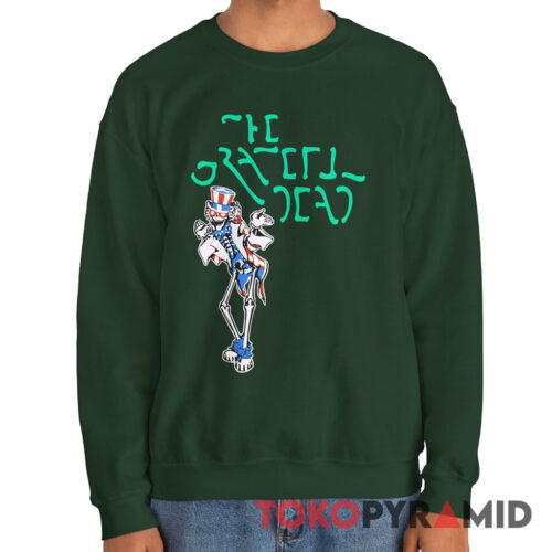 70's Vintage The Grateful Dead 1977 Uncle Sam Rare Sweatshirt 70's Vintage The Grateful Dead 1977 Uncle Sam Rare Sweatshirt