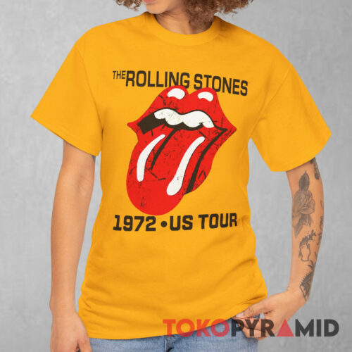 70s Vintage The Rolling Stones 1972 US Tour Rare Shirt