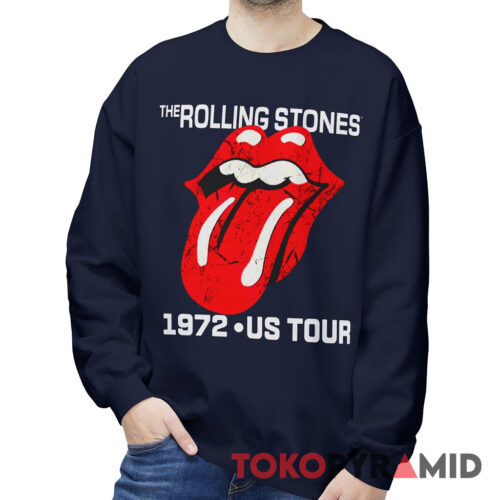 70s Vintage The Rolling Stones 1972 US Tour Rare Sweatshirt