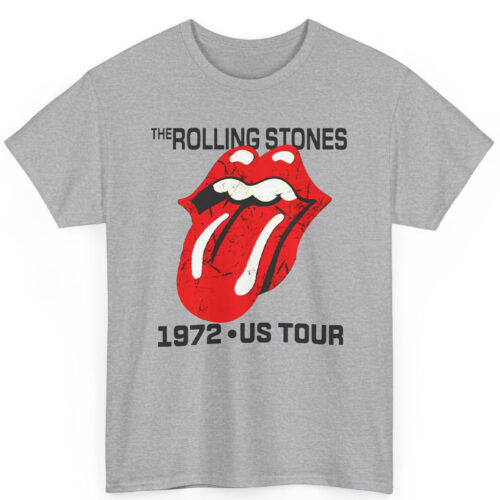 70s Vintage The Rolling Stones 1972 US Tour Rare T Shirt