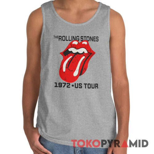 70s Vintage The Rolling Stones 1972 US Tour Rare Tank Top