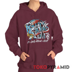 70s Vintage The Rolling Stones Live 78 Rock N Roll Rare Hoodie