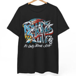 70s Vintage The Rolling Stones Live 78 Rock N Roll Rare Shirt