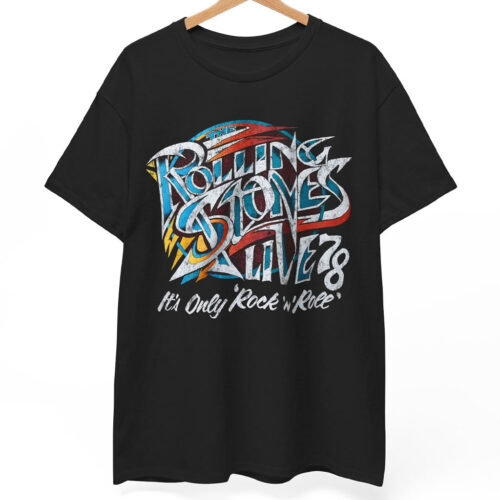 70s Vintage The Rolling Stones Live 78 Rock N Roll Rare Shirt