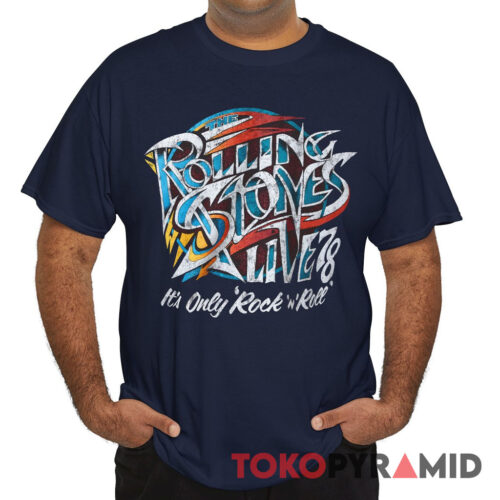 70s Vintage The Rolling Stones Live 78 Rock N Roll Rare T Shirt