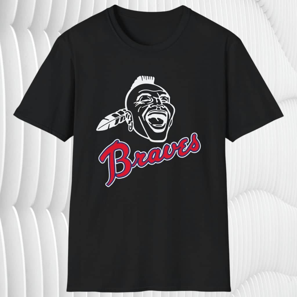 80s Atlanta Braves Vintage Logo Shirt Black T shirt 80s Atlanta Braves Vintage Logo Shirt Black T shirt