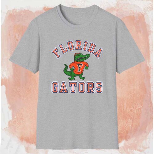 80s Florida Gators Ncaa College Shirt Grey T shirt