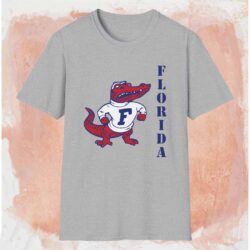 80s Florida Gators Spell Out Shirt Grey T shirt